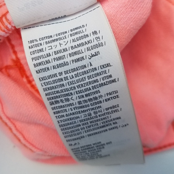 Abercrombie & Fitch distressed Jean shorts raw hem Size 6 - Picture 3 of 4